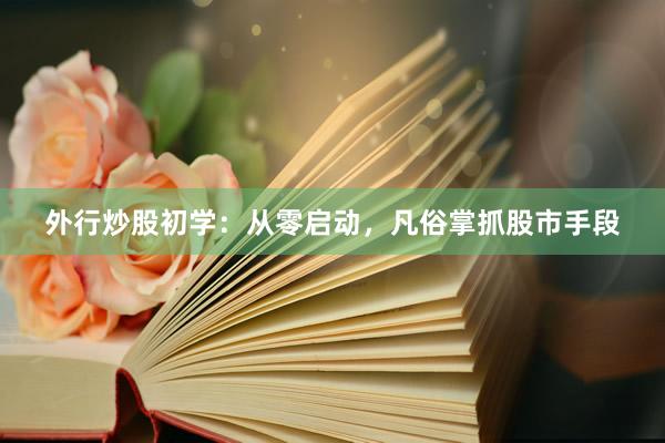 外行炒股初学:从零启动,凡俗掌抓股市手段
